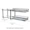 Household Essentials Glidez 2-Tier Cabinet Organizer